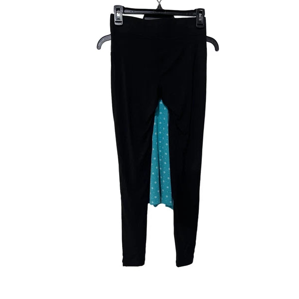 ALFANI WOMENS PAJAMAS MODAL SET TANK TOP TEAL & LEGGINGS CLASSIC BLACK SIZE XS