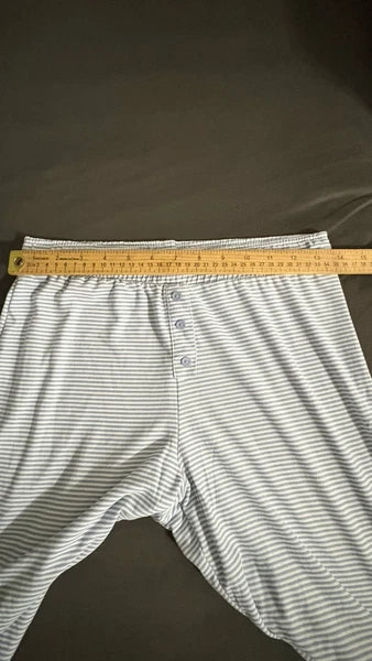 NWT JUST BE Striped Strappy sleep Set,white/blue Size M#26