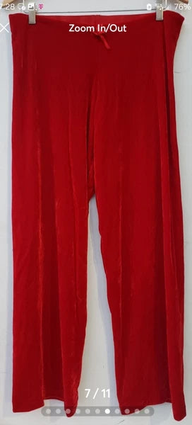 Pajama Gram 2-pc Red Velvet Lounge Set - Great Valentines Day Gift