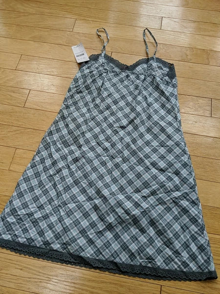 NWT New Night Wear Women 6-8 S Set Elastic Waist Shorts + Long Top Tank CAMAÏEU