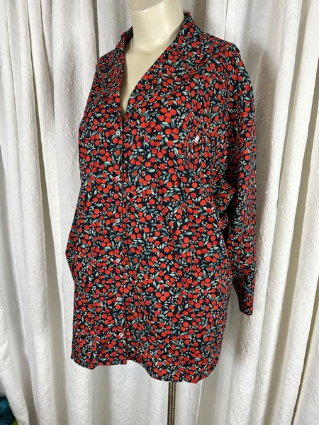 Plus Size 4x Women's Old Navy  Cherry Tree Poplin Set NWT