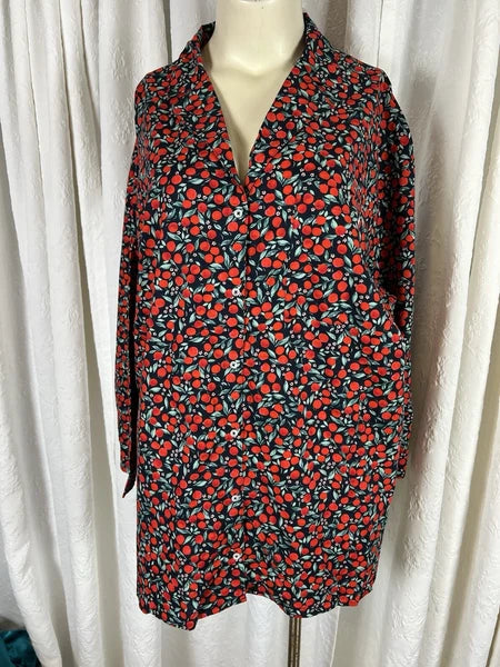 Plus Size 4x Women's Old Navy  Cherry Tree Poplin Set NWT