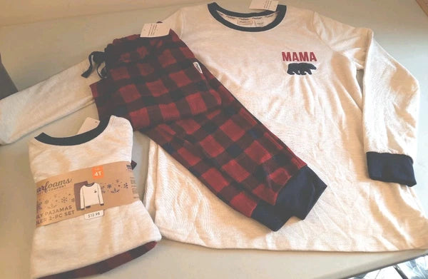 Dearfoams Mother (S) And Child 4T Matching Pajamas
