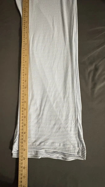 NWT JUST BE Striped Strappy sleep Set,white/blue Size M#26