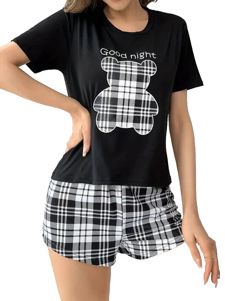 new/pkg  2 pc.  pajama  set  size junior large- 9-11