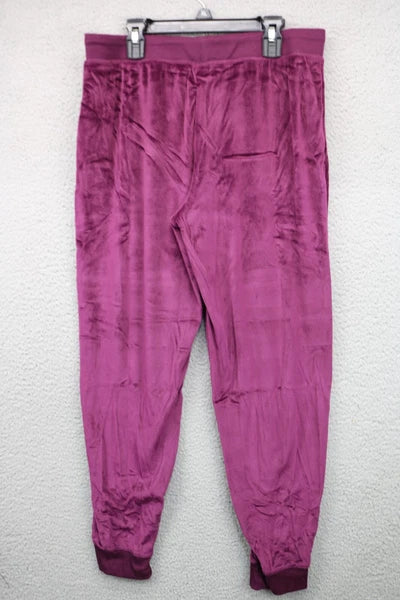 Honeydew Women's Purple Velour Pajama Set-Size Medium-Drawstring