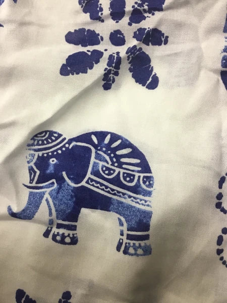 Mae Women's Sleepwear Tank and Short Pajama Set, Blue/White, X-Large. NWOT