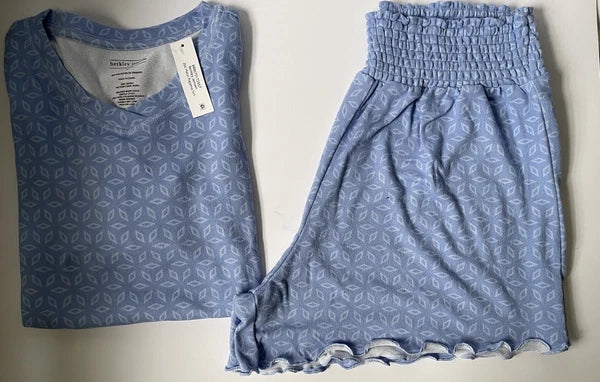 Berkley Jensen 2pc Blue Pajamas Shorts Set
