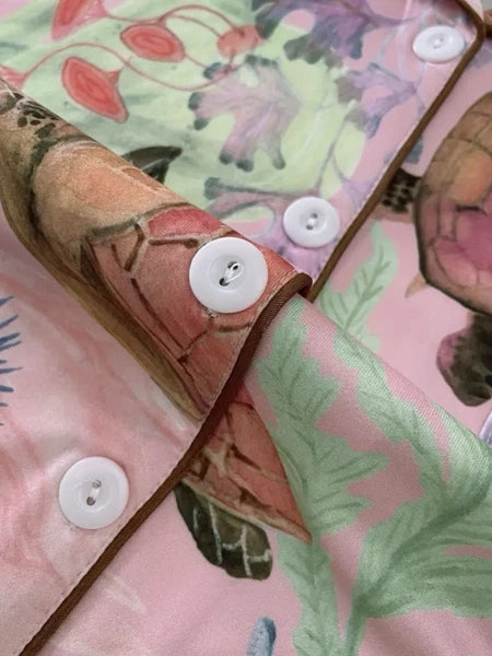 Womens Pink Pajama Set Great Gift Idea