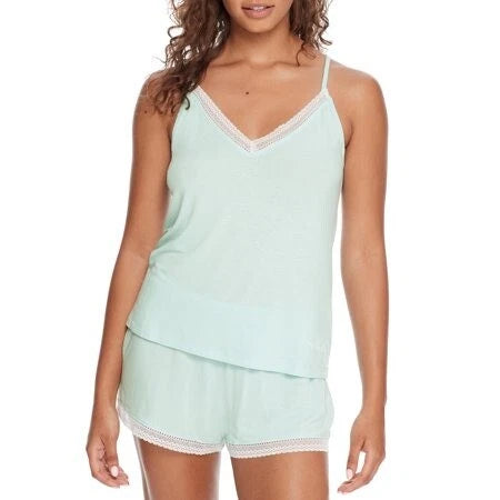 Splendid DREAMY BLUE Tank Top and Shorts Pajama Set, US Small