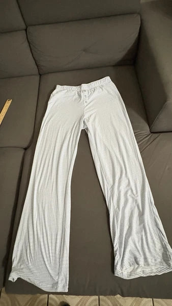 NWT JUST BE Striped Strappy sleep Set,white/blue Size M#26