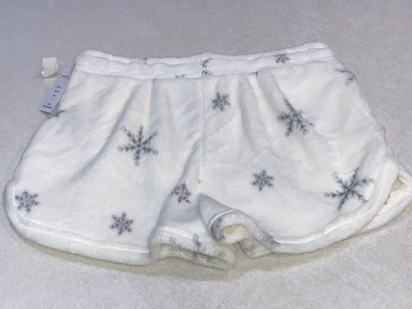 Cozie by Pink Rose Women’s 2 Piece Pajamas Lounge Set Large Beige Holiday NWT
