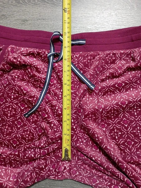 NAUTICA Pajamas Set Adult Small Purple Floral Winter Fleece Womens
