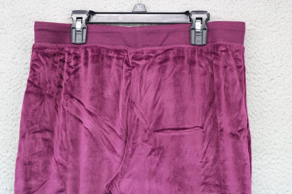 Honeydew Women's Purple Velour Pajama Set-Size Medium-Drawstring