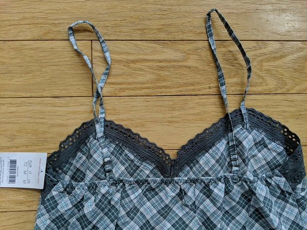 NWT New Night Wear Women 6-8 S Set Elastic Waist Shorts + Long Top Tank CAMAÏEU