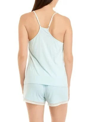 Splendid DREAMY BLUE Tank Top and Shorts Pajama Set, US Small