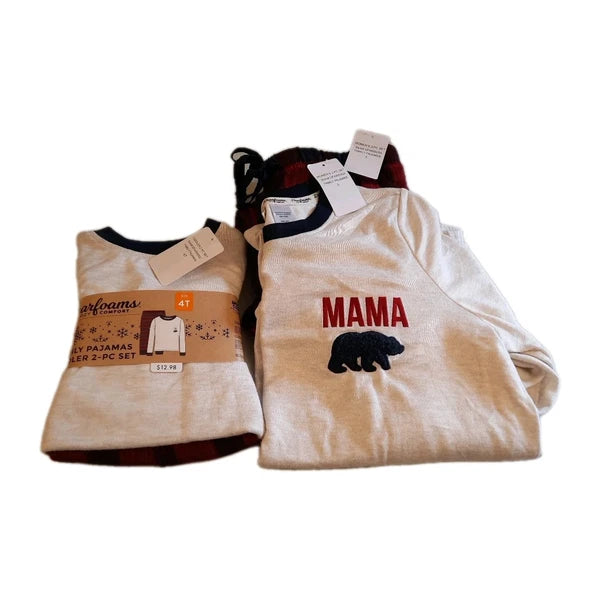 Dearfoams Mother (S) And Child 4T Matching Pajamas