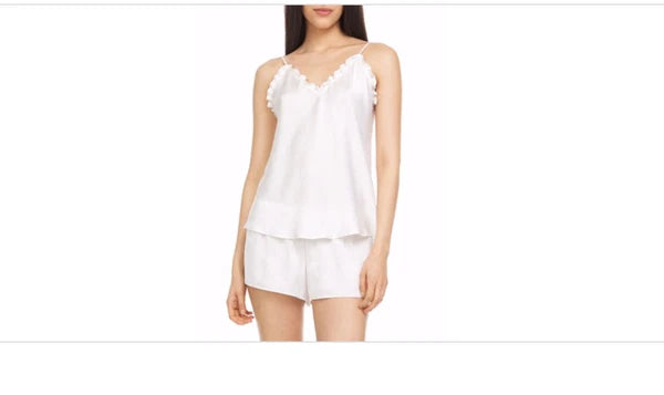 Miraj Ii Short Camisole Pajamas White Size L 3349