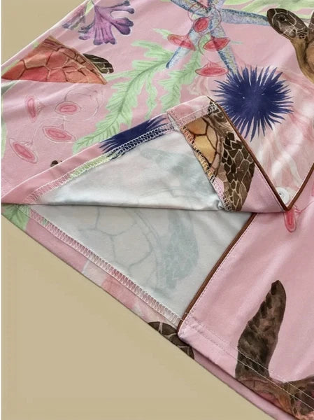 Womens Pink Pajama Set Great Gift Idea