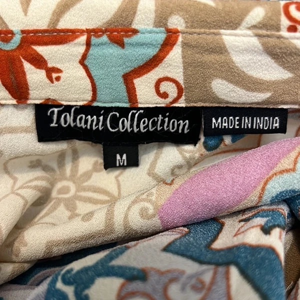 Tolani Zadie Notched Collar Top & Relaxed Fit Pant 2 Piece Pajama Set