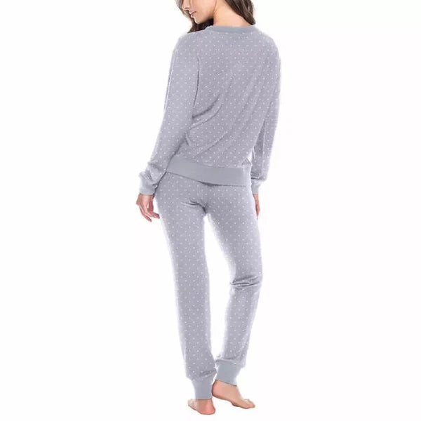 Honeydew Ladies 2XL Purple Dots 2-piece Lounge Pajama Set