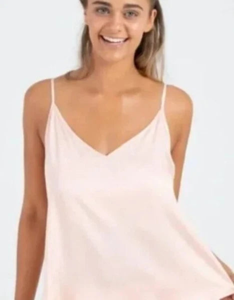 Ettitude Gray Pajama Shorts & a Pink Cami  Both Size Small New