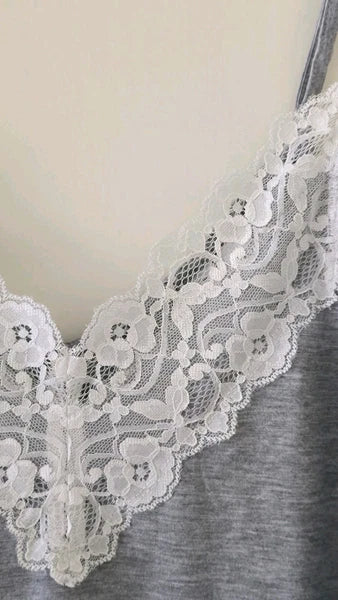 Womens Pyjamas Size 14 Grey Camisole & Shorts Set Pjs Ladies Accessorize