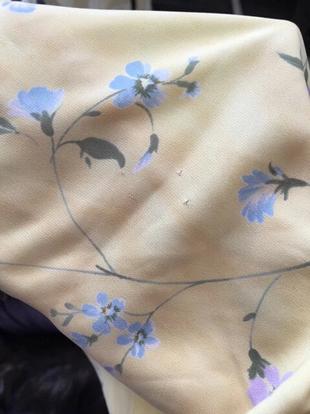 Flash By Flora Sleep Tank Shorts Pajama Set, Yellow Flower, Petite, NWOT