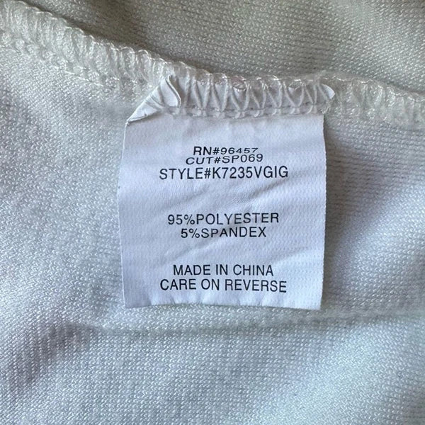 Stitch & Pine pajama set womens large emoji soft long sleeve white